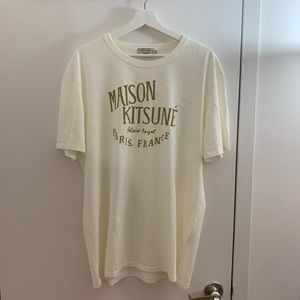 Maison Kitsune Logo Printed Tshirt